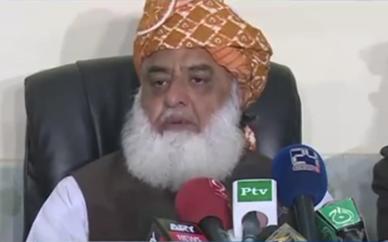 ڈونلڈ ٹرمپ بانی پی ٹی آئی کو آزاد کریں گے، توبہ توبہ، مولانا فضل الرحمان