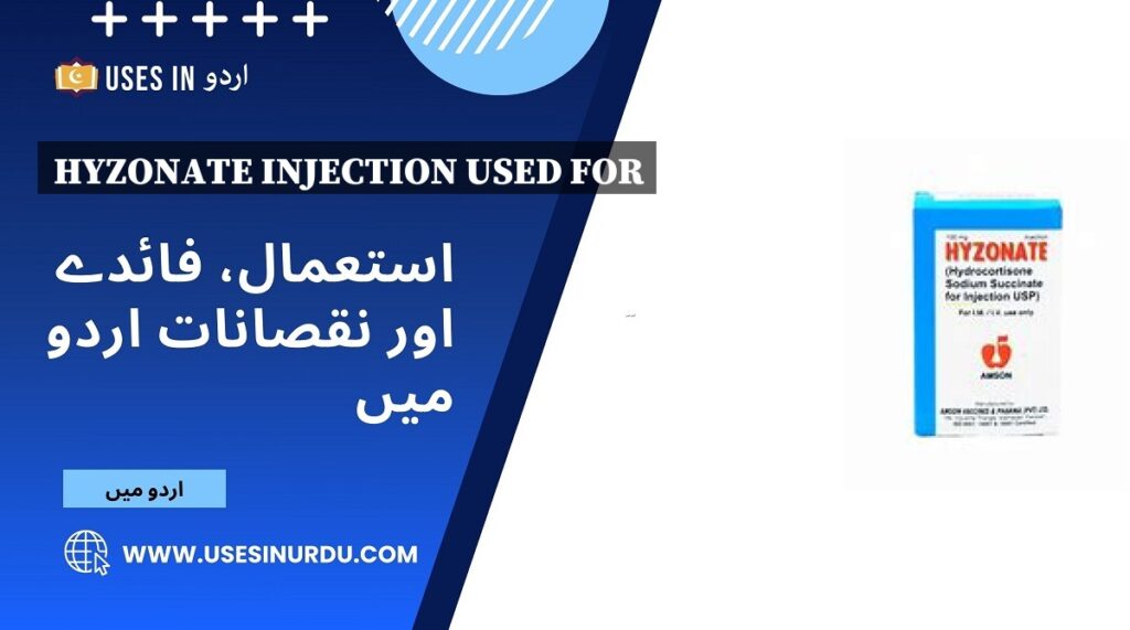 Hyzonate Injection Used For