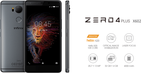 Infinix Zero 4 Plus 4GB RAM 64GB Price in Pakistan