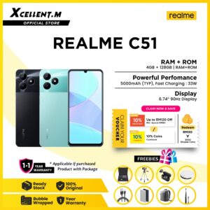 Realme C51 4GB RAM 128GB Price in Pakistan