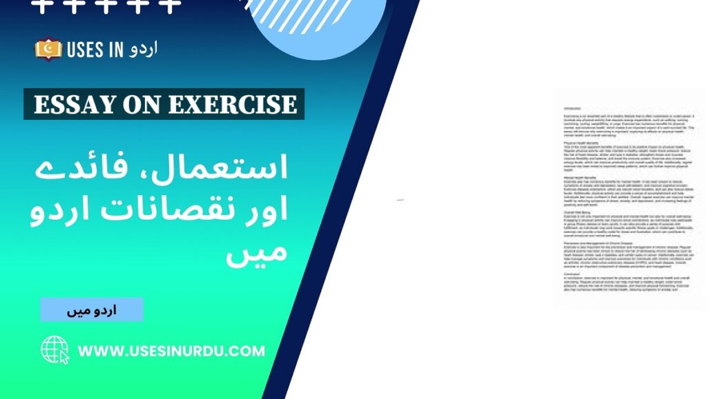 Essay on Exercise