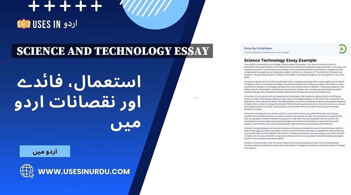 Science and Technology Essay