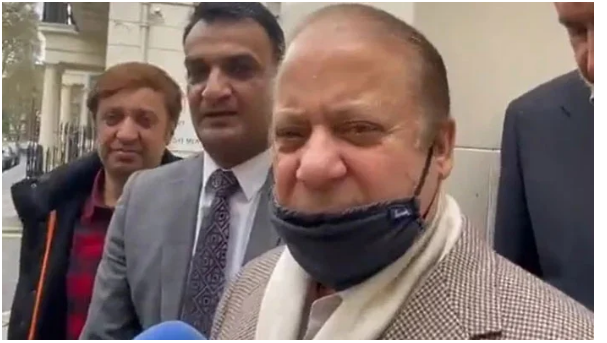 بانی پی ٹی آئی نے جنرل باجوہ اور فیض حمید سے مل کر ہمارے خلاف کیا کچھ نہیں کیا، نواز شریف کی لندن میں میڈیا سے گفتگو