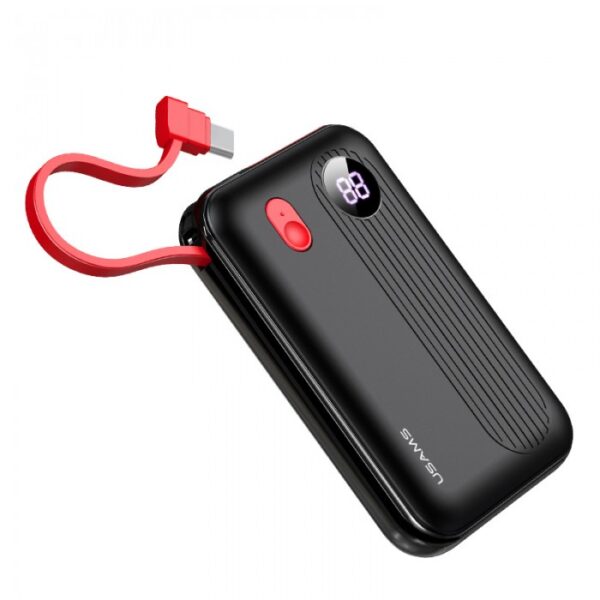 USAMS Power Bank with Built-in Cables Price in Pakistan