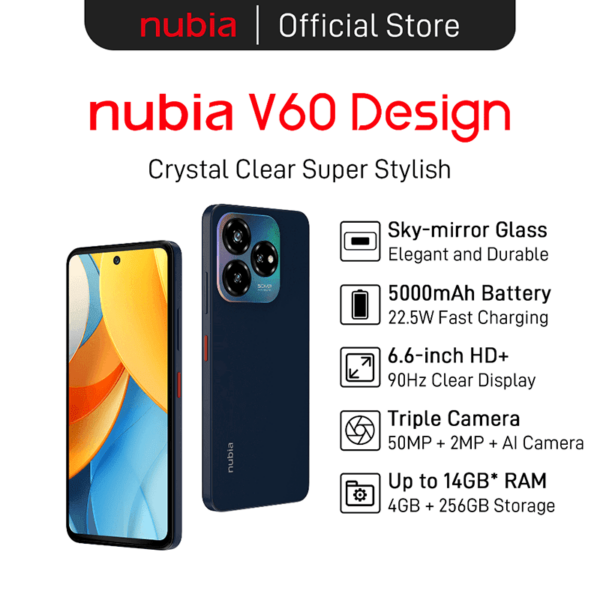 ZTE Nubia V60 6GB RAM 128GB Price in Pakistan