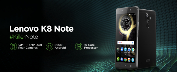 Lenovo K8 Note 4GB RAM 64GB storage Price in Pakistan