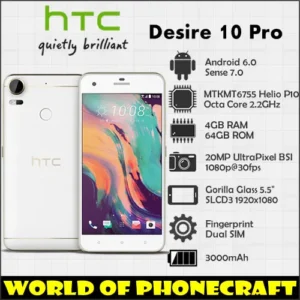 HTC Desire 10 Pro 4GB RAM 64GB storage Price in Pakistan