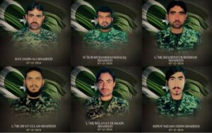 خیبر پختونخوا میں 3آپریشنز میں شہید ہونے والے سیکیورٹی فورسز کے 6جوانوں کے بارے میں اہم معلومات سامنے آگئیں