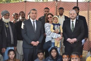 آذربائیجان کے سفیر کا سندس فاؤنڈیشن اسلام آباد سینٹر کا دورہ، تھلیسیمیا کے مریضوں کے خاندانوں میں راشن کی تقسیم