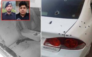 نوشہرہ: ایکسائز موبائل سکواڈ پر فائرنگ سے 2 کانسٹیبل اور ڈرائیور شہید