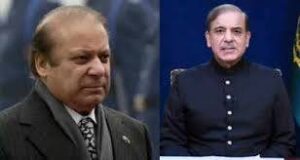 وزیراعظم شہباز شریف میاں نواز شریف سے ملاقات کے لئے ایون فیلڈ پہنچ گئے