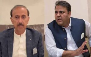 فواد چوہدری پارٹی میں تقسیم ڈالنے والا ٹاﺅٹ ہے، شعیب شاہین کی پھر تنقید