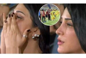 دھونی کی فرنچائز کی مسلسل شکستوں نے بالی ووڈ اداکارہ کو رلا دیا، ویڈیو وائرل