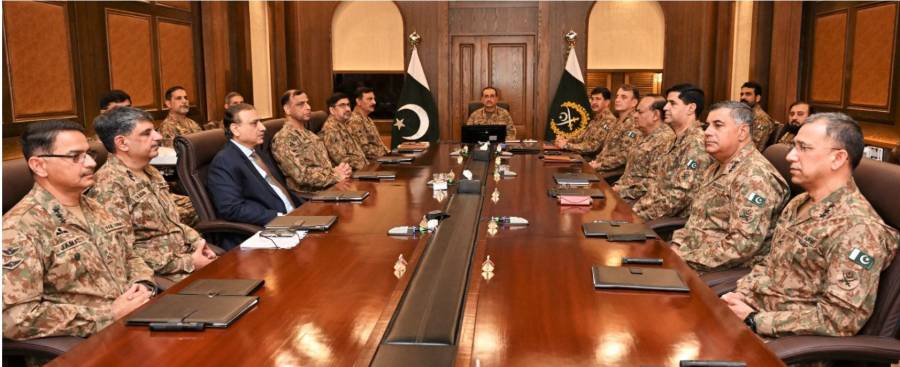 جنگ مسلط کرنے کی کسی بھی کوشش کا یقینی اور فیصلہ کن جواب دیا جائے گا:آرمی چیف کی زیرِ صدارت کور کمانڈرز کانفرنس میں فیصلہ