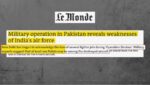 رافیل کا تباہ ہونا شدید شرمندگی اور دھچکا ہے، فرانسیسی اخبار نے بھارتی فضائیہ کی کارکردگی پر سوال اٹھا دیا