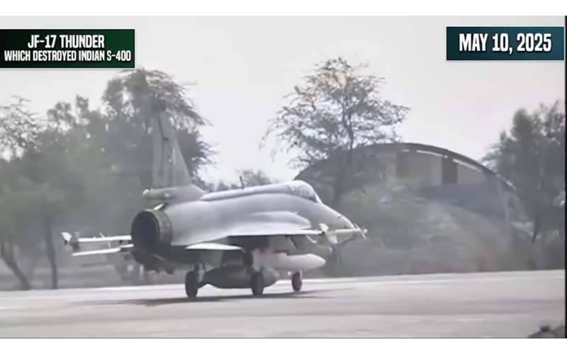 بھارتی S-400 سسٹم کو تباہ کرنے کے لیے اڑان بھرنے والے JF-17 تھنڈر کی خصوصی ویڈیو منظرعام پر