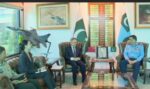 چینی سفیر کی ایئر چیف سے ملاقات، پاک فضائیہ اور چین کے درمیان دفاعی تعاون پر تبادلہ خیال