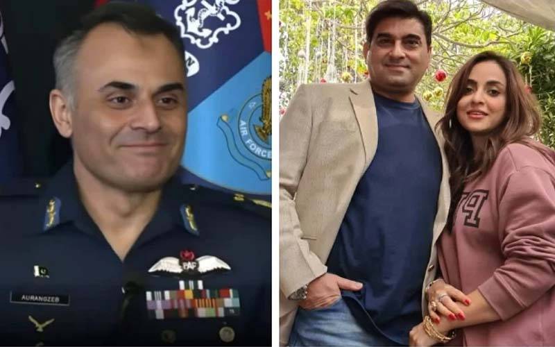 اداکارہ نادیہ خان کا ائیر وائس مارشل اورنگزیب سے کیا رشتہ ہے؟ اداکارہ نے پرانی تصویر شیئر کر دی