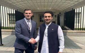 بلال بن ثاقب کی امریکی صدر مشیر برائے کرپٹو بوہائن سے ملاقات، ڈیجیٹل اثاثوں کی فروخت کیلئے تعاون پر تبادلہ خیال