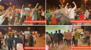اسرائیل کے خلاف جوابی کارروائی پر ایرانی شہریوں کا سڑکوں پر جشن، افواج کے حق میں نعرے