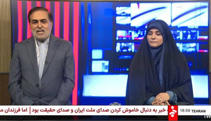 اسرائیل کا ایران کے سرکاری ٹی وی پر حملہ، اٹھ کر جانے والی خاتون اینکر تھوڑی ہی دیر بعد نشریات کا حصہ بن گئی، سوشل میڈیا پر بہادری کی تعریفیں