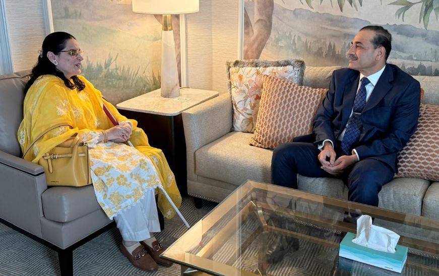 فیلڈ مارشل عاصم منیر سے اقوام متحدہ میں بصارت سے محروم پاکستان کی نمائندہ صائمہ سلیم کی ملاقات