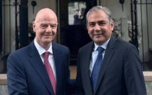 چئیرمین پی سی بی کی فیفا کے صدر سے ملاقات، پاکستان کے دورے کی دعوت