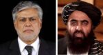 افغان وزیر خارجہ امیر متقی کی اسحاق ڈار سے ملاقات