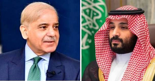 وزیراعظم شہباز شریف کا سعودی ولی عہد شہزادہ محمد بن سلمان سے ٹیلی فونک رابطہ