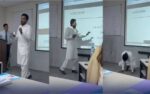 لاہور؛ سکول میں استاد دوران لیکچر دل کا دورہ پڑنے سے انتقال کرگئے،دلخراش ویڈیو وائرل