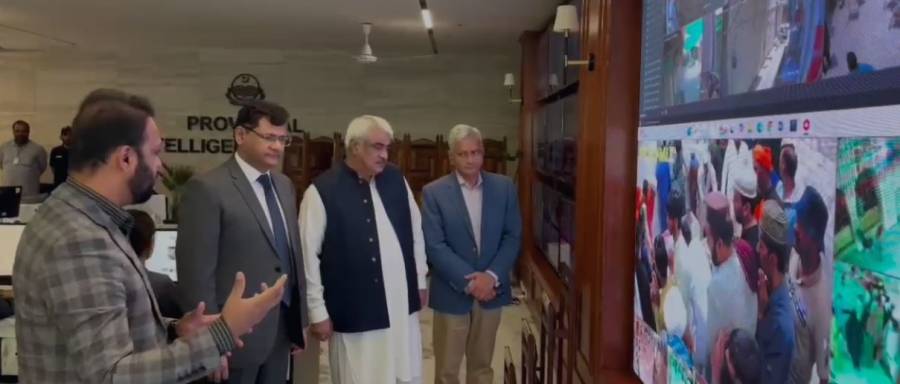 خواجہ سلمان رفیق کا محکمہ داخلہ کے سینٹرل کنٹرول روم کا دورہ، مرکزی جلوسوں و مجالس کی لائیو مانیٹرنگ، بریفنگ میں شرکت
