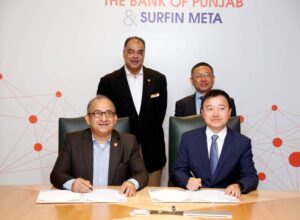 بینک آف پنجاب اور سرفن میٹا کا پاکستان میں جدید ڈیجیٹل بینکنگ سلوشنز کو بروئے کار لانے کے لیے معاہدہ