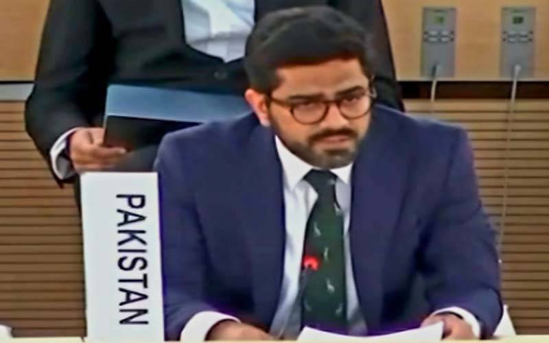 اقوام متحدہ کی انسانی حقوق کونسل کے اجلاس میں پاکستان نے بھارت کو ''روگ اسٹیٹ'' قرار دے دیا