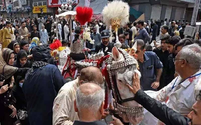 یوم عاشور پر ملک بھر میں مجالس عزا اور جلوس برآمد