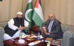 چیئرمین پاکستان علماء کونسل حافظ محمد طاہر محمود اشرفی کی پاکستان میں فلسطین کے سفیر ڈاکٹر ذہیر زید سے ملاقات