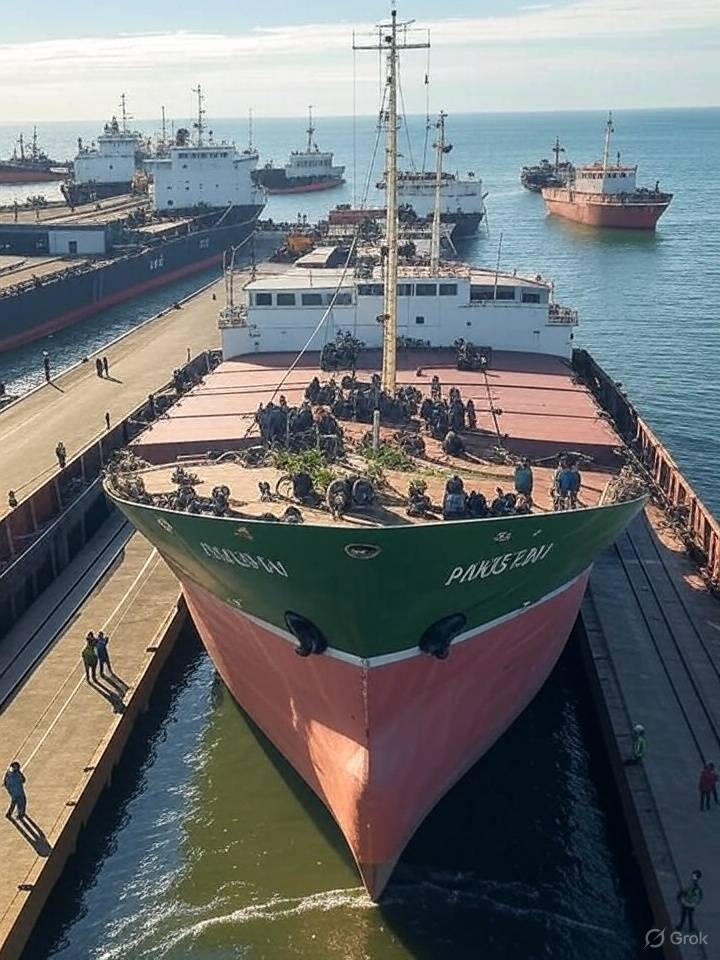 پاکستانی بحری جہاز عدم ادائیگیوں کے سبب موزمبیق میں ضبط