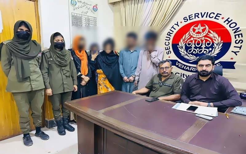 وہاڑی؛ پولیس کا جسم فروشی کے اڈے پر چھاپہ، 2 مرد اور 4 خواتین گرفتار