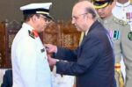 صدر مملکت نے رائل سعودی نیول فورسز کے سربراہ کو نشانِ امتیاز (ملٹری) سے نوازا