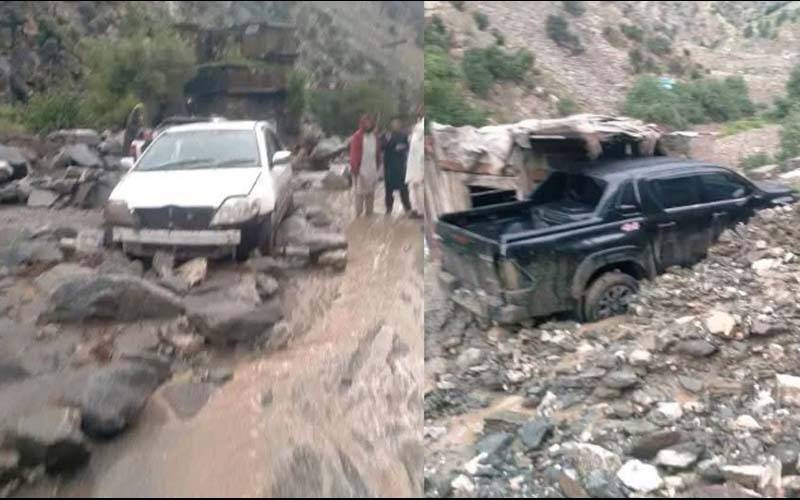 بابوسر ٹاپ پر سیلابی ریلے میں کئی سیاح بہہ کر لاپتا، تین افراد جاں بحق