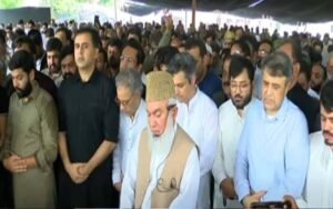 لاہور؛سینئر سیاستدان، رکن قومی اسمبلی میاں اظہر کی نماز جنازہ ادا کر دی گئی
