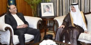 صدر مملکت آصف علی زرداری سے سعودی سفیر نواف بن سعید المالکی کی اہم ملاقات