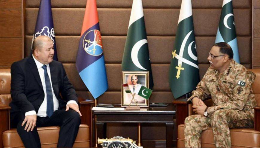 چیئرمین جوائنٹ چیفس آف اسٹاف کمیٹی سے تاجک چیف آف جنرل اسٹاف کی ملاقات