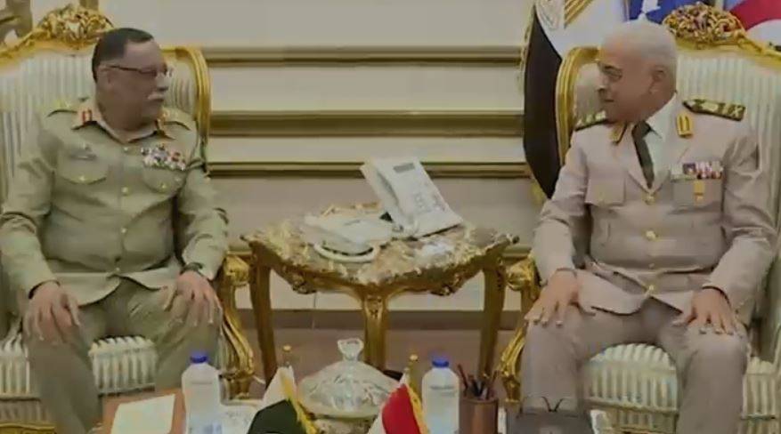 چیئرمین جوائنٹ چیفس آف سٹاف کمیٹی جنرل ساحر شمشاد مرزا کا دورۂ مصر، صدر السیسی، وزیرِ دفاع اور کمانڈر اِن چیف سے ملاقاتیں