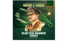 دفاع وطن کے لئے میجر طفیل محمد کی شہادت تاریخ کا روشن باب ہے: وزیر اعلیٰ مریم نواز
