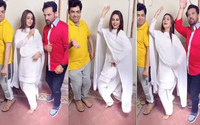 اداکارہ امرخان کی نسیم وکی اورریمبو کے ساتھ لالی ووڈ گانے پر رقص کرتے ہوئے ویڈیو وائرل