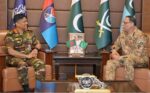 بنگلہ دیش فوج کے لیفٹیننٹ جنرل محمد فیض الرحمٰن کی چیئرمین جوائنٹ چیفس آف سٹاف کمیٹی جنرل ساحر شمشاد مرزا سے ملاقات