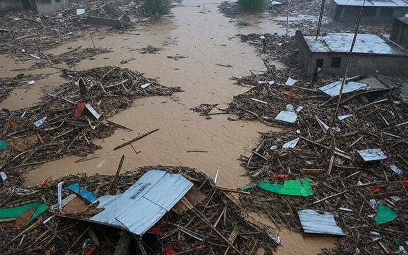 بنیر کے سیلاب میں شادی والے گھر کے 24 افراد جاں بحق