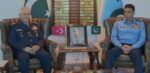 کمانڈر ترک فضائیہ کی وفد کے ہمراہ ایئر چیف مارشل ظہیر احمد بابر سدھو سے ملاقات