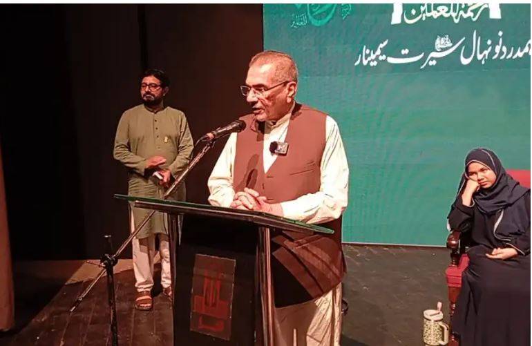جشنِ رحمۃ للعالمین ﷺ کے سلسلے میں مجیب الرحمان شامی کی زیر صدارت ’’نونہال سیرت کانفرنس‘‘