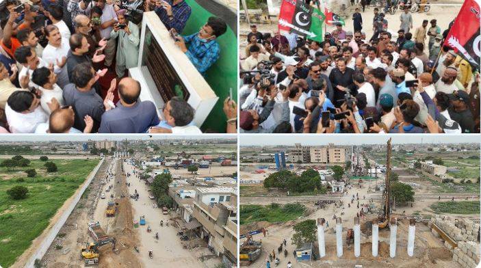 100 دنوں میں پل تعمیر کریں گے: میئر کراچی کا بھینس کالونی کو مہران ہائی وے سے ملانے والے پل کی سنگ بنیاد رکھنے کی تقریب سے خطاب